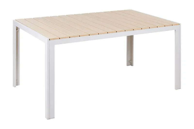 Grosseto Matbord Utomhus 150x90 cm - Beige/Vit - Utemöbler - Trädgårdsbord & Utebord - Matbord ute