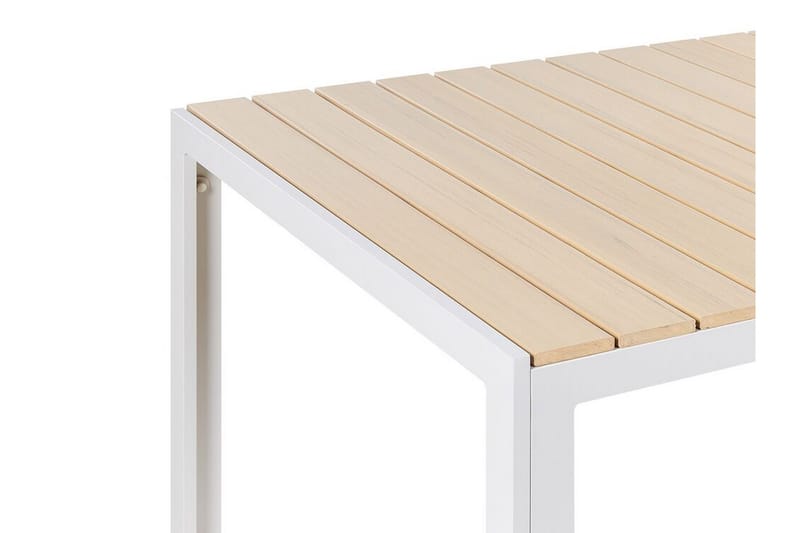 GROSSETO Matbord Utomhus 150x90 cm Beige/Vit - Utemöbler - Trädgårdsbord & Utebord - Matbord ute