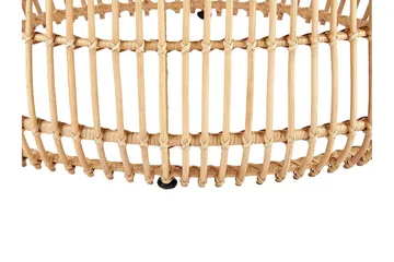Hartnoy Runt Sidobord och Avlastningsbord Utomhus 85 cm Konstrotting - Beige/Natural - Utemöbler - Trädgårdsbord & Utebord - Sidobord utomhus