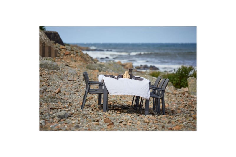Hillerstorp Borgdala Utebord 220/340 x 107 x H75,5 cm - Grå - Utemöbler - Trädgårdsbord & Utebord - Matbord ute