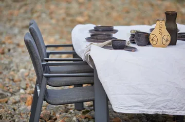Hillerstorp Borgdala Utebord 220/340 x 107 x H75,5 cm - Grå - Utemöbler - Trädgårdsbord & Utebord - Matbord ute