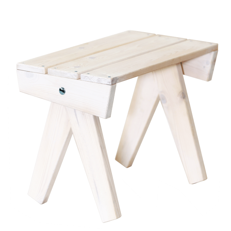 Hillerstorp EcoFurn Utebord Granny Furu Oljad Vit, Vit