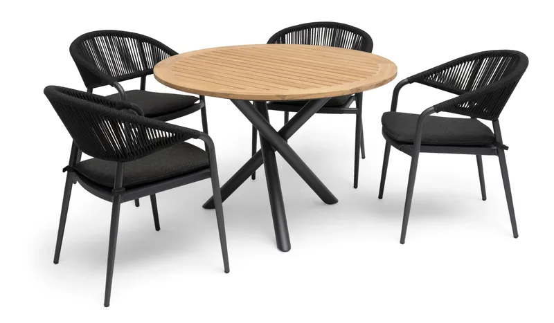 Hillerstorp Ekeryd Utebord Ø110 cm - Utemöbler - Trädgårdsbord & Utebord - Matbord ute