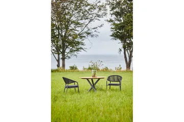 Hillerstorp Ekeryd Utebord Ø110 cm - Utemöbler - Trädgårdsbord & Utebord - Matbord ute