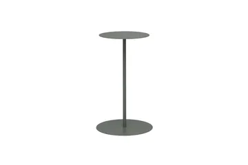 Hillerstorp Jet Set Sidobord Utomhus Ø35x67 cm Grågrön