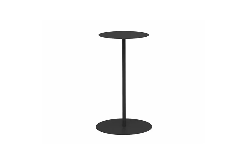 Hillerstorp Jet Set Sidobord Utomhus Ø35x67 cm Svart, Svart