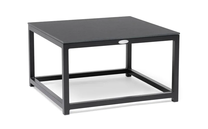 Hillerstorp Jet Set Soffbord Utomhus 70 x 70 cm Svart - Svart - Utemöbler - Trädgårdsbord & Utebord - Soffbord utomhus & loungebord