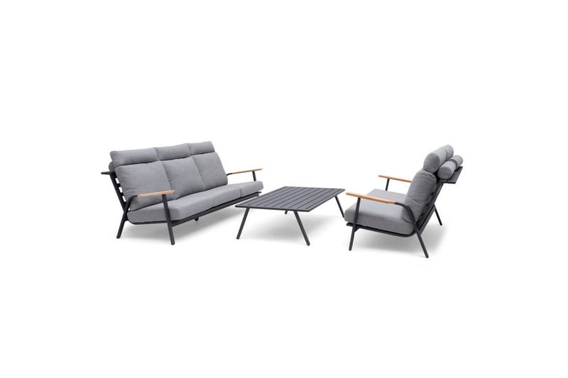 Hillerstorp Kungshult Utebord 81 x 140 cm Grå - Utemöbler - Trädgårdsbord & Utebord - Sidobord utomhus