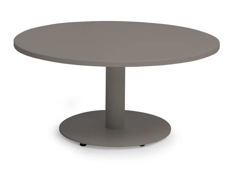 Hillerstorp Näsby Soffbord Utomhus Ø80 cm Sand - Sand - Utemöbler - Trädgårdsbord & Utebord - Soffbord utomhus & loungebord