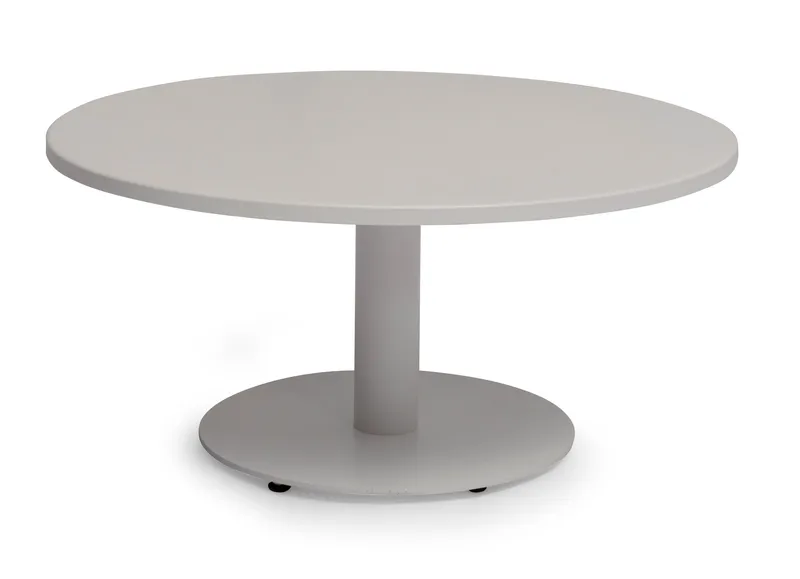 Hillerstorp Näsby Soffbord Utomhus Ø80 cm Vit - Vit - Utemöbler - Trädgårdsbord & Utebord - Soffbord utomhus & loungebord