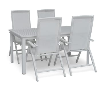 Hillerstorp Nydala Utebord 96 x 150/200 cm Vit - Vit - Utemöbler - Trädgårdsbord & Utebord - Matbord ute