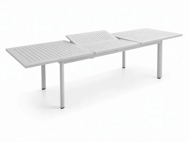Hillerstorp Nydala Utebord 96 x 200/280 cm Vit, Vit