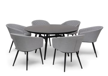 Hillerstorp Oxhult Utebord Ø145 cm Svart - Svart - Utemöbler - Trädgårdsbord & Utebord - Matbord ute