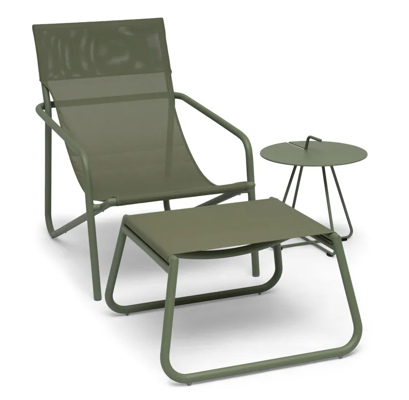 Hillerstorp Sandholma Utebord Ø44 cm Grön - Grön - Utemöbler - Trädgårdsbord & Utebord - Sidobord utomhus
