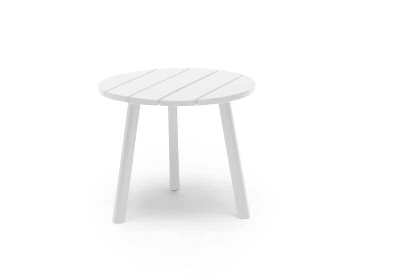 Hillerstorp Tennessee Sidobord Ø50 cm, Vit