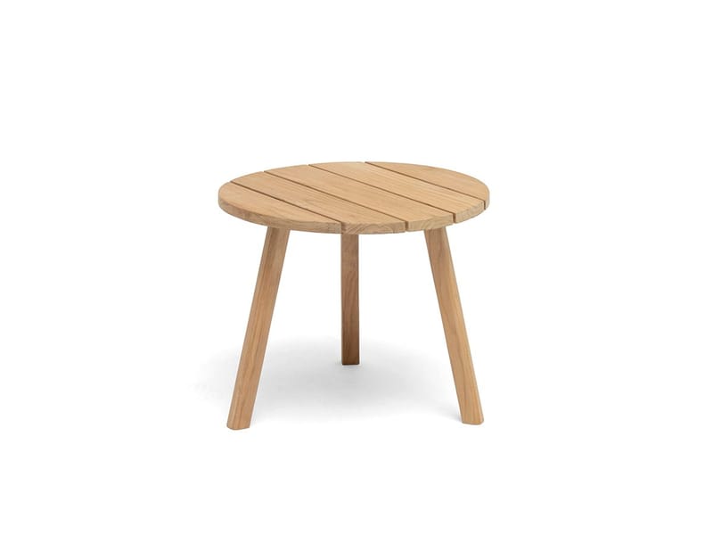 Hillerstorp Tennessee Sidobord Utomhus Ø50 cm Natur, Natur
