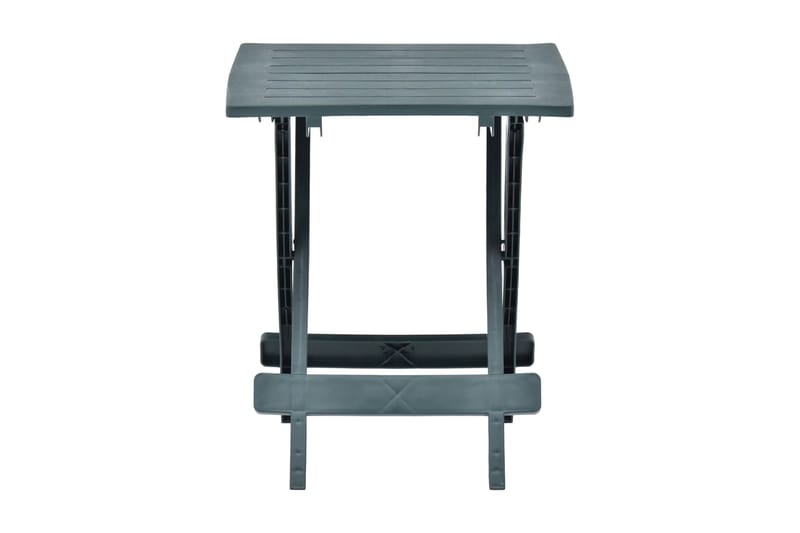 Hopfällbart trädgårdsbord grön 45x43x50 cm plast - Grön - Matbord ute