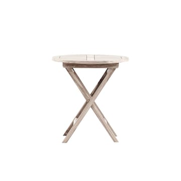 Kenya Cafébord 70 cm - Whitewash - Utemöbler - Trädgårdsbord & Utebord - Cafebord