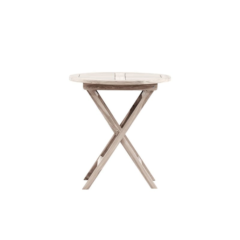 Kenya Cafébord 70 cm - Whitewash - Utemöbler - Trädgårdsbord & Utebord - Cafebord