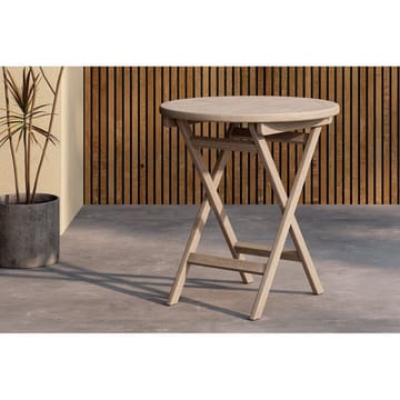 Kenya Cafébord 70 cm - Whitewash - Utemöbler - Trädgårdsbord & Utebord - Cafebord