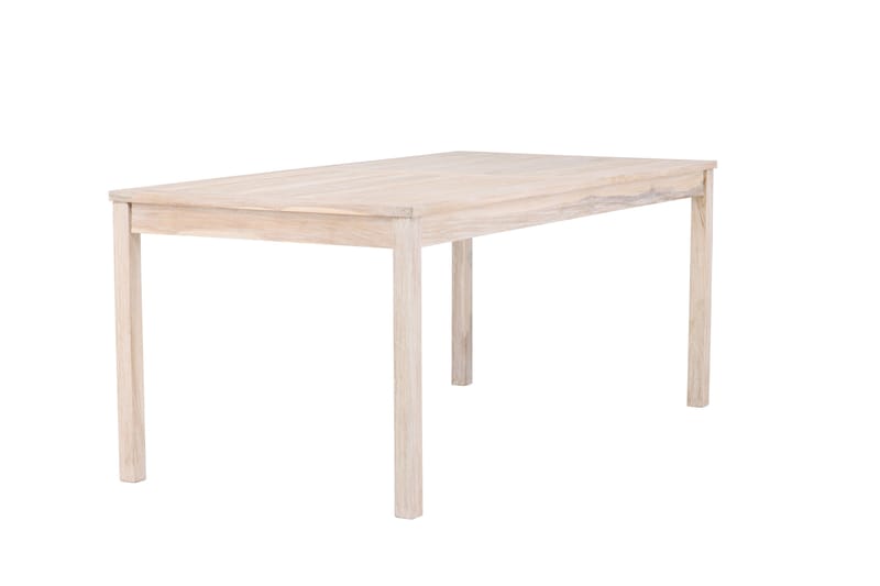 Kenya Matbord Utomhus 90x180 cm - Whitewash - Utemöbler - Trädgårdsbord & Utebord - Matbord ute