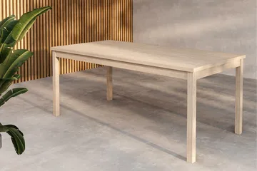 Kenya Matbord Utomhus 90x180 cm - Whitewash - Utemöbler - Trädgårdsbord & Utebord - Matbord ute