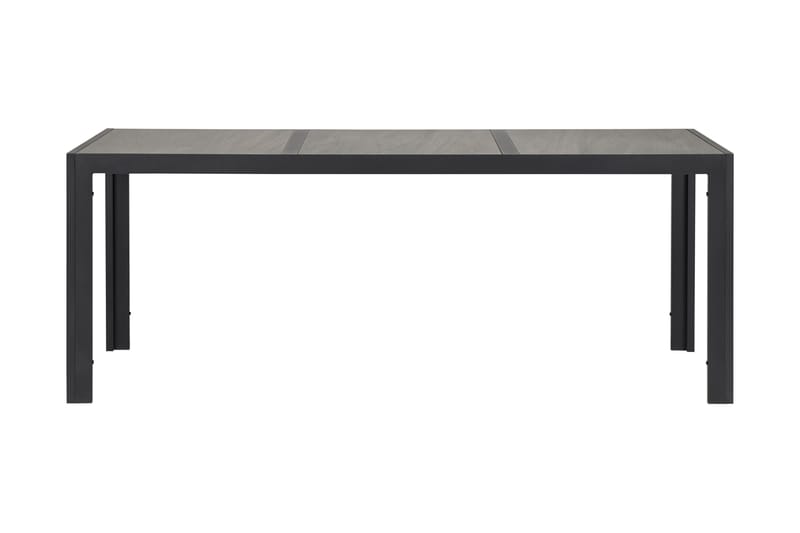 KENYS Matbord 90x195 cm Grå/svart - Matbord ute