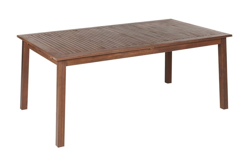 KETTELLE Matbord Utomhus 100x180 cm Mörkbrun - Utemöbler - Trädgårdsbord & Utebord - Matbord ute