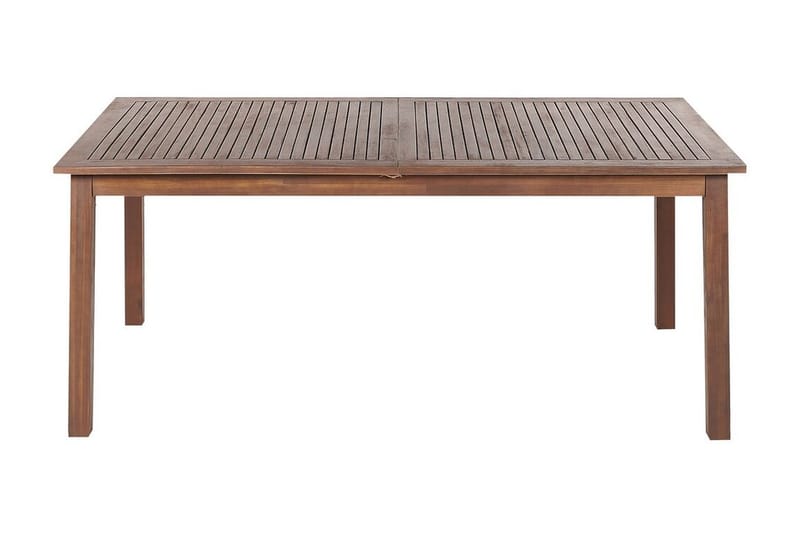 KETTELLE Matbord Utomhus 100x180 cm Mörkbrun - Utemöbler - Trädgårdsbord & Utebord - Matbord ute