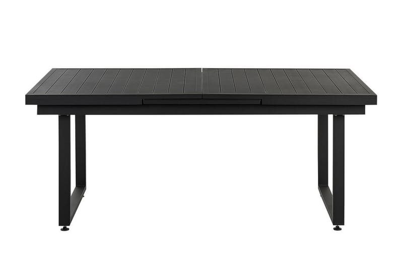 KOALDAL Matbord Utomhus 90x180 cm Svart - Utemöbler - Trädgårdsbord & Utebord - Matbord ute