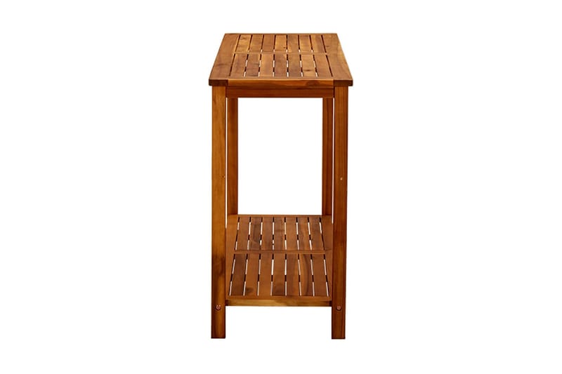 Konsolbord för trädgård 110x40x75 cm massivt akaciaträ - Brun - Utemöbler - Trädgårdsbord & Utebord - Avlastningsbord & brickbord utomhus