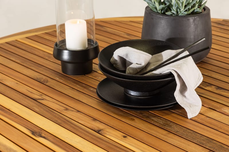 Lakenview Runt Matbord Utomhus 150 cm - Natur - Utemöbler - Trädgårdsbord & Utebord - Matbord ute