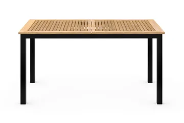 Las Vegas Förlängningsbart Matbord 152-210x90 cm - Svart / Natur - Utemöbler - Trädgårdsbord & Utebord - Matbord ute