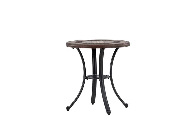 Leiria Cafébord 60 cm - Brun - Utemöbler - Trädgårdsbord & Utebord - Cafebord