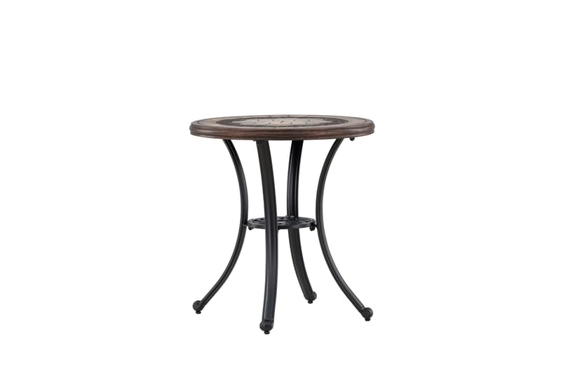 Leiria Cafébord 60 cm - Brun - Utemöbler - Trädgårdsbord & Utebord - Cafebord