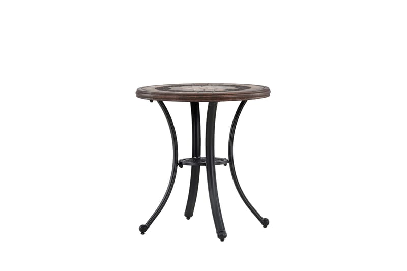 Leiria Cafébord 60 cm - Brun - Utemöbler - Trädgårdsbord & Utebord - Cafebord