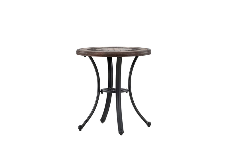 Leiria Cafébord 60 cm - Brun - Utemöbler - Trädgårdsbord & Utebord - Cafebord