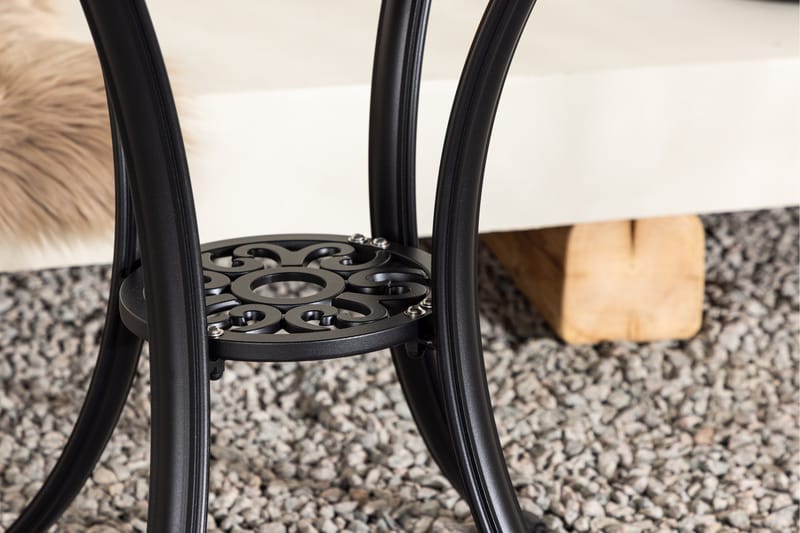 Leiria Cafébord 60 cm - Brun - Utemöbler - Trädgårdsbord & Utebord - Cafebord