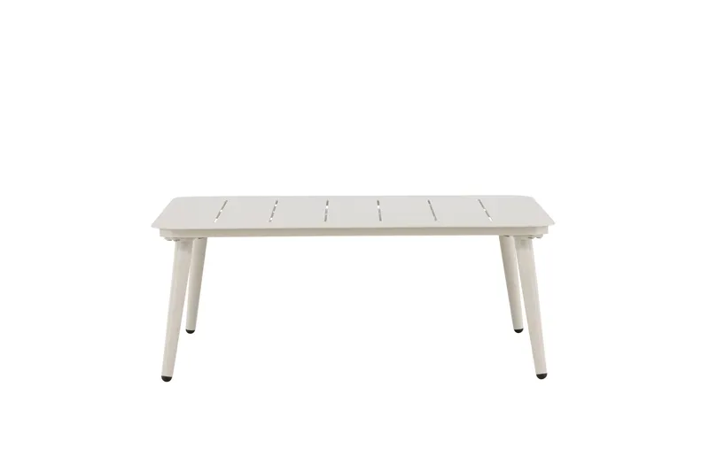 Lina Soffbord och Utebord 90 cm Aluminium, Vit