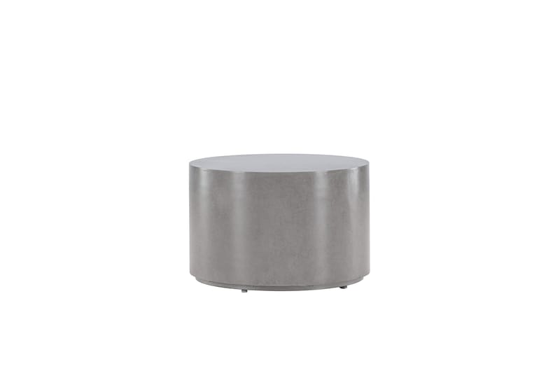Lissabon Runt Sidobord och BlomUtebord Utomhus 60 cm, Grå