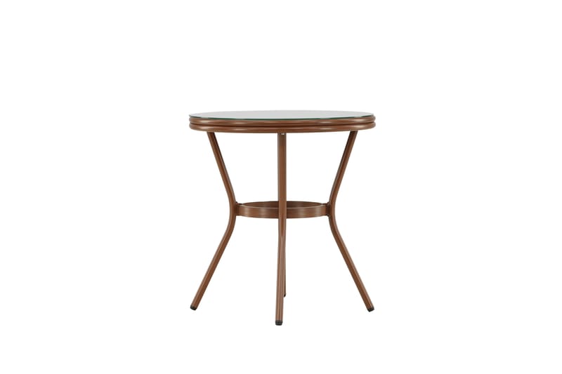 Loures Cafébord 70 cm - Brun - Utemöbler - Trädgårdsbord & Utebord - Cafebord