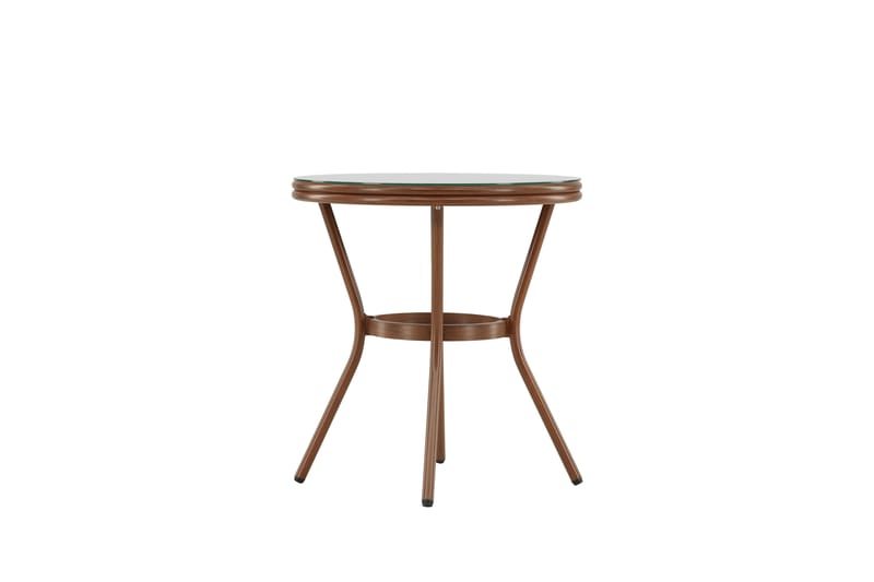 Loures Cafébord 70 cm - Brun - Utemöbler - Trädgårdsbord & Utebord - Cafebord