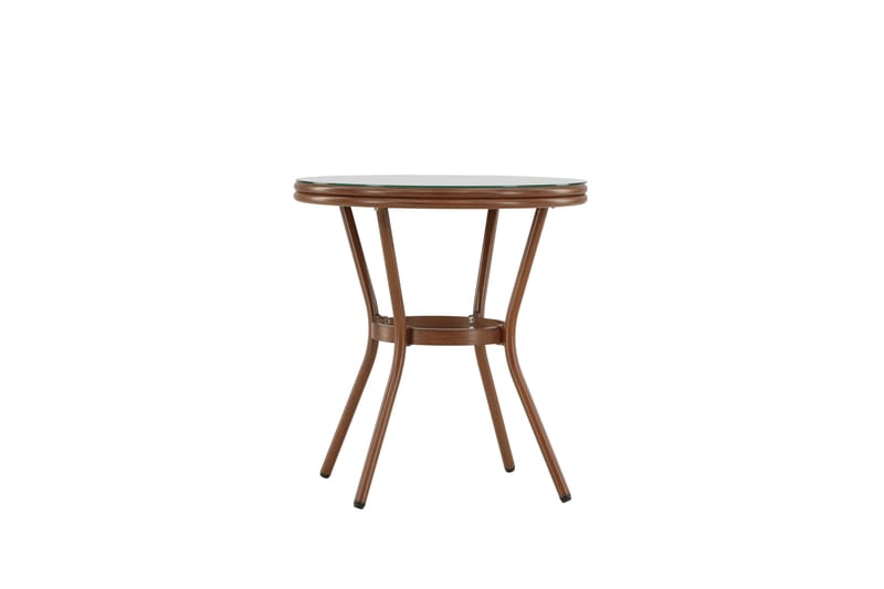 Loures Cafébord 70 cm - Brun - Utemöbler - Trädgårdsbord & Utebord - Cafebord