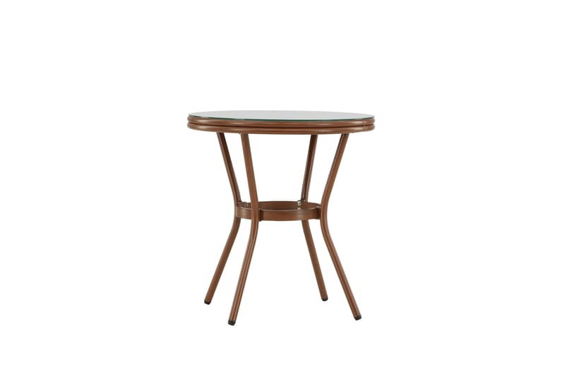 Loures Cafébord 70 cm - Brun - Utemöbler - Trädgårdsbord & Utebord - Cafebord