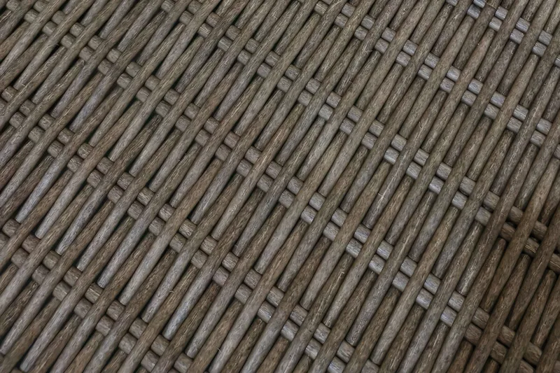 Marcus Rektangulärt Matbord utomhus 160x90 cm i konstrotting med glasskiva - Grå - Utemöbler - Trädgårdsbord & Utebord - Matbord ute