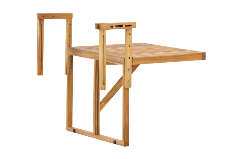 Marion Balkongbord Utomhus 60x45 cm - Trä/Natur - Utemöbler - Trädgårdsbord & Utebord - Matbord ute