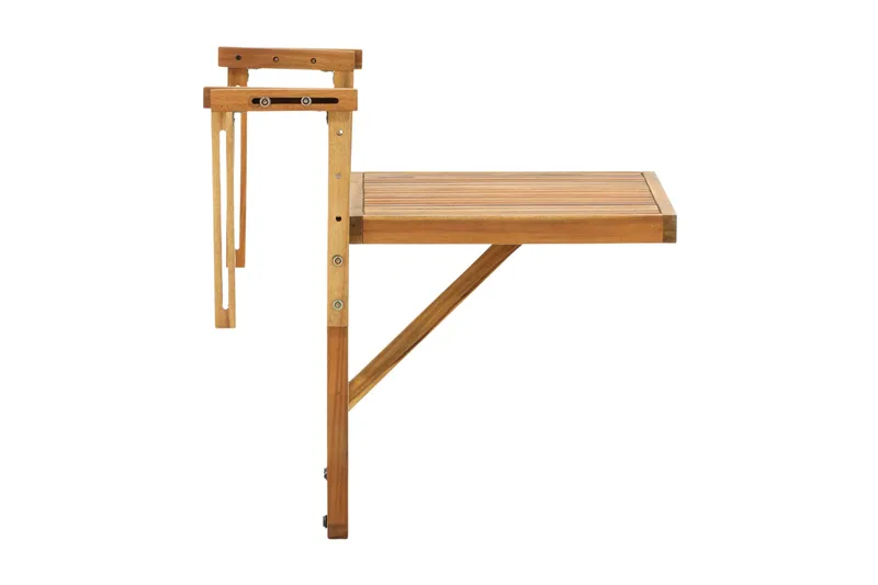 Marion Balkongbord Utomhus 60x45 cm - Trä/Natur - Utemöbler - Trädgårdsbord & Utebord - Matbord ute