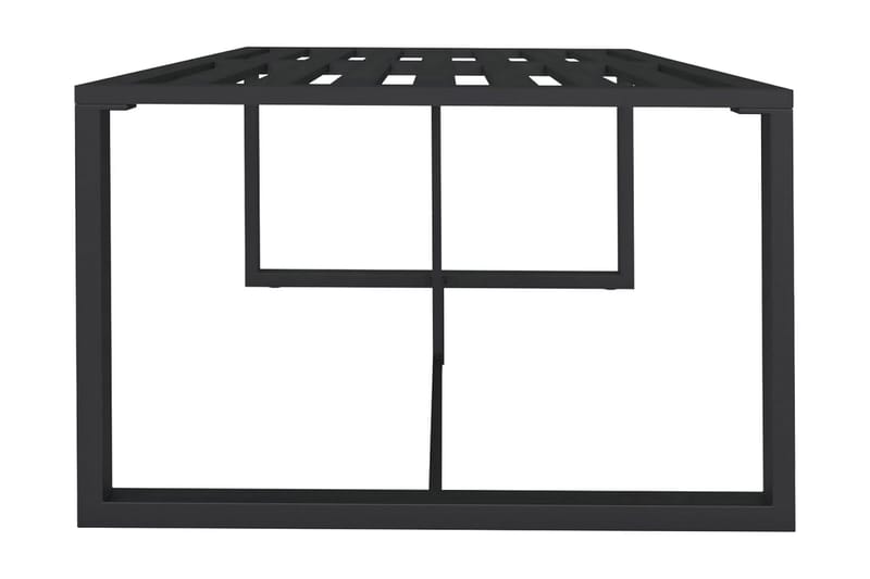 Matbord Utomhus för trädgården antracit 120x60x66 cm aluminium - Antracit - Utemöbler - Trädgårdsbord & Utebord - Matbord ute