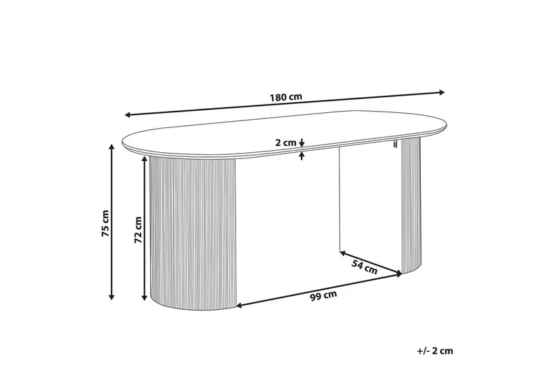 Matbord Savory Svart - Svart - Utemöbler - Trädgårdsbord & Utebord - Matbord ute