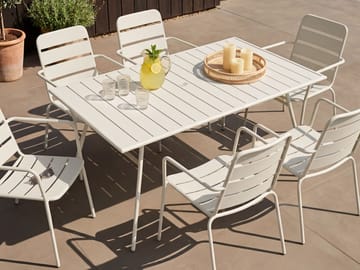 Matbord Terenzo 160 cm - Ljusbeige - Utemöbler - Trädgårdsbord & Utebord - Matbord ute